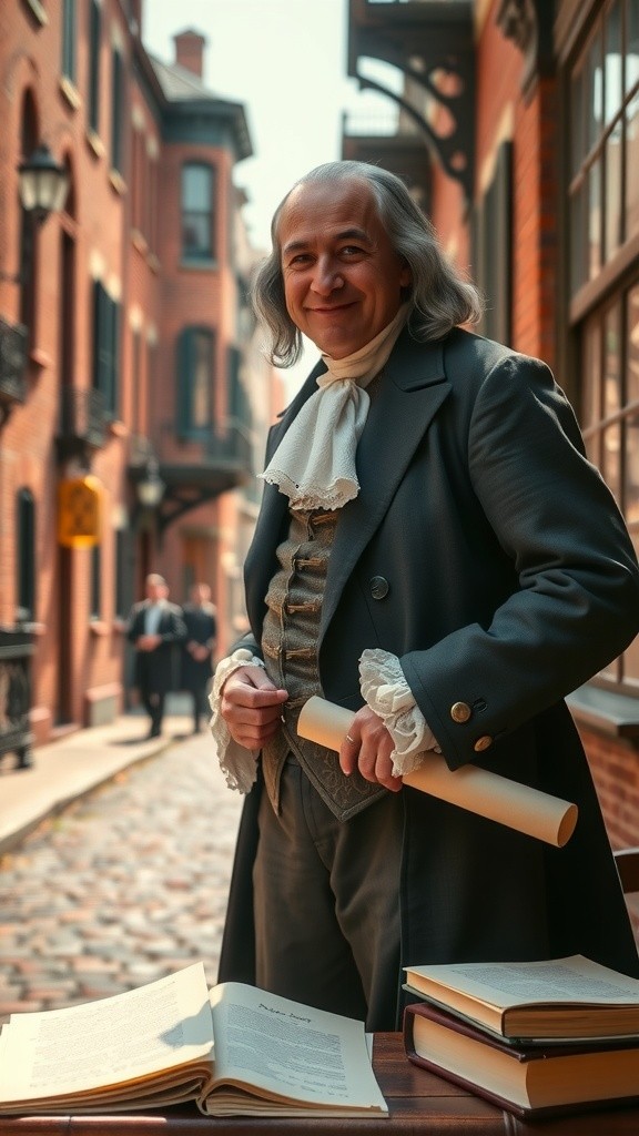 Ben Franklin's Bewildering Journey to the 21st Century!