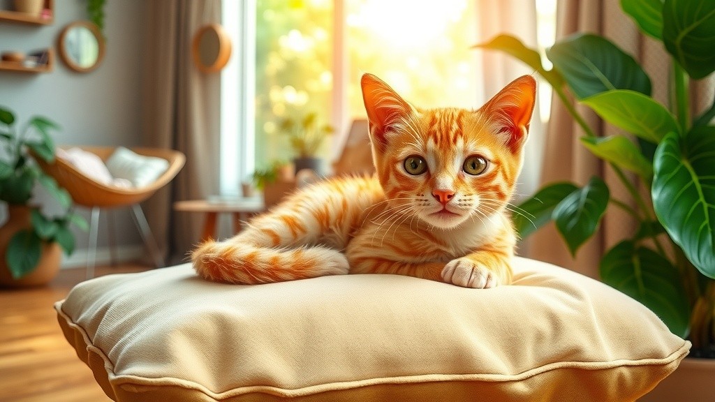 A Cat's Serene Stretch in a Box