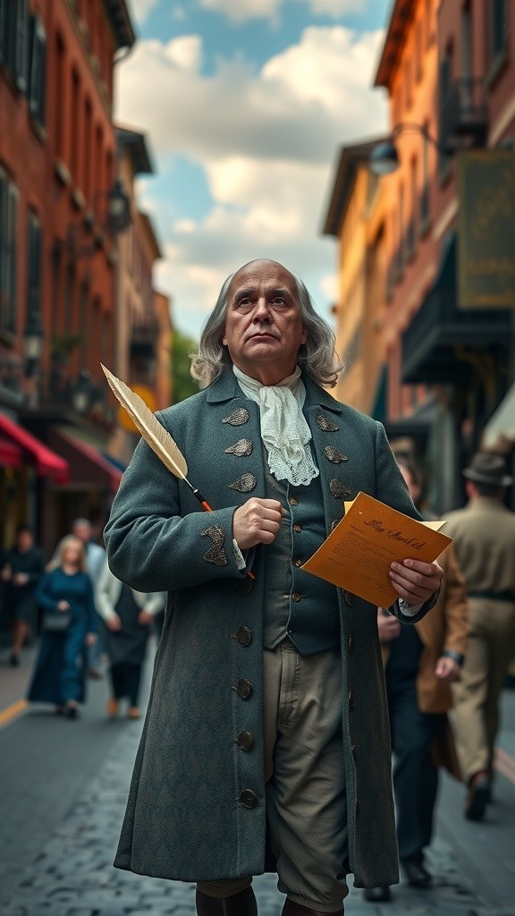 Franklin's Time-Warp: A Stroll into 21st Century Marvels