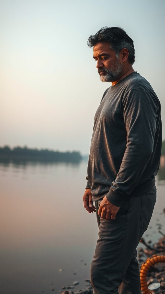 चाँदनी में नहाती नदी