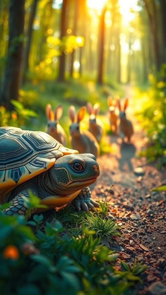 Keberanian Kura-Kura: Ketekunan Menuju Sukses