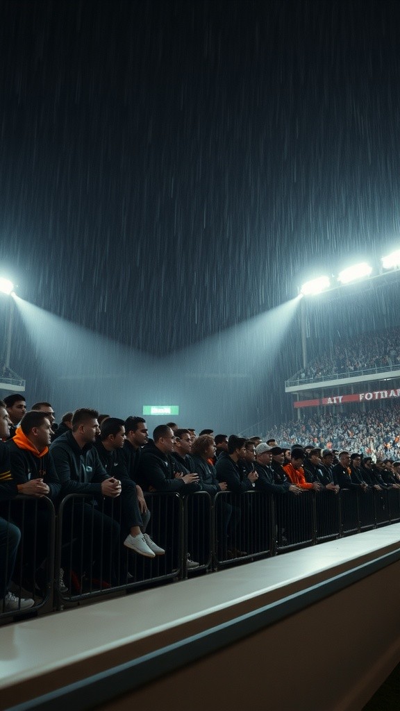 Clash of Titans: Messi vs Ronaldo in a Rainy Showdown