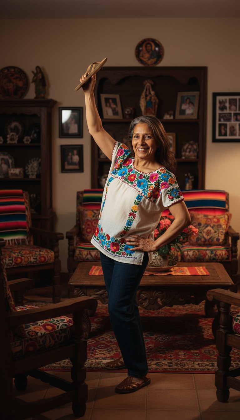 The Legendary Chancla: A Mexican Mom's Precision Weapon