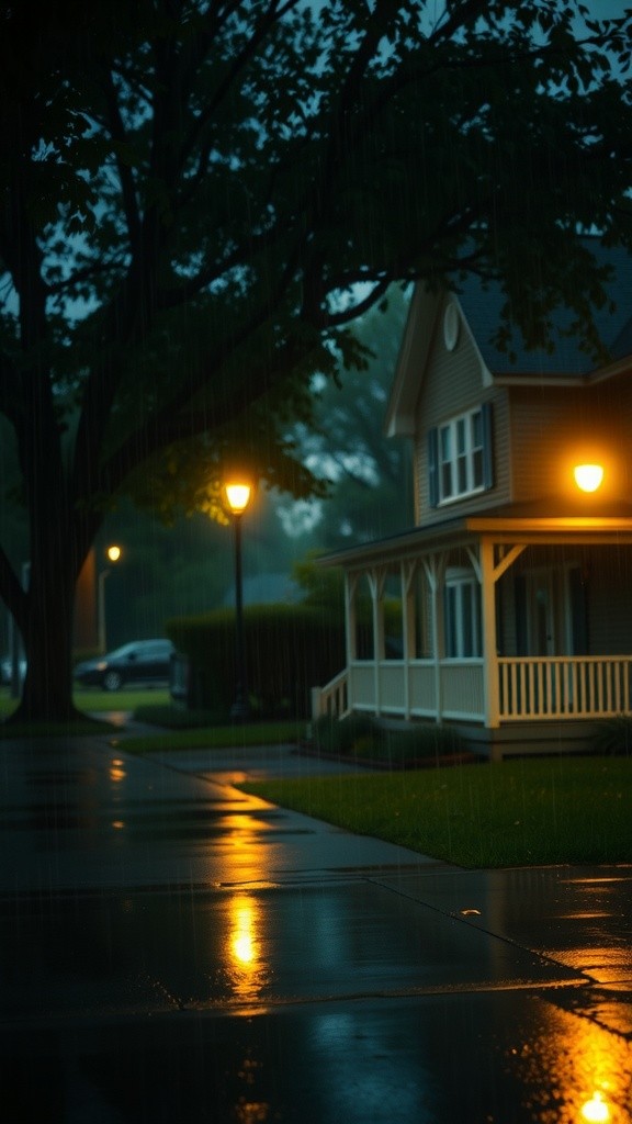 The Rainy Revelation: An Envelope's Journey