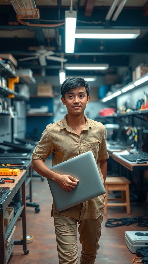 Laptop Capek karena Tugas Terlalu Banyak!