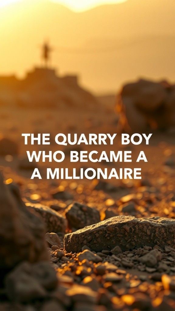 From Quarry Boy to Millionaire: Tano's Journey