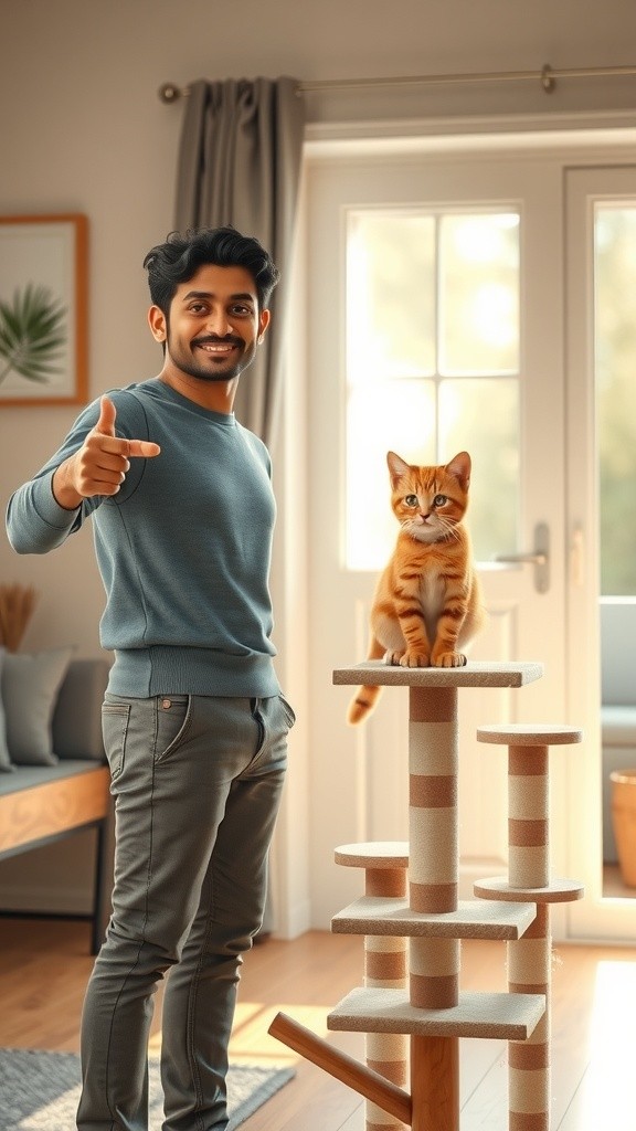 Kucing Penjaga yang Licik