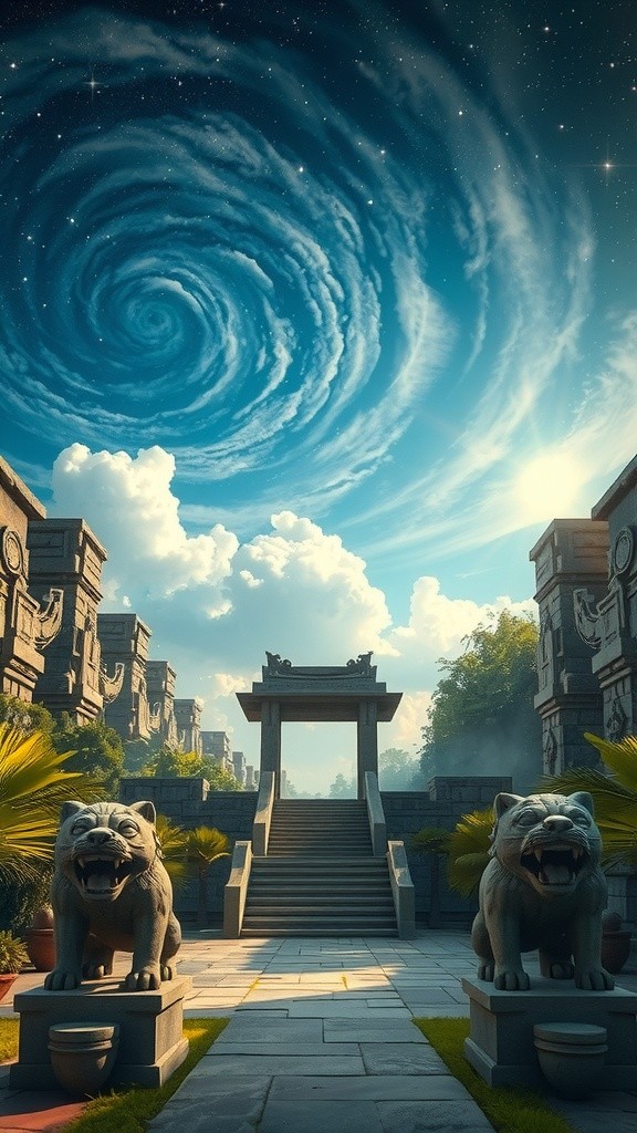 Bhairava God Playing with His Dogs