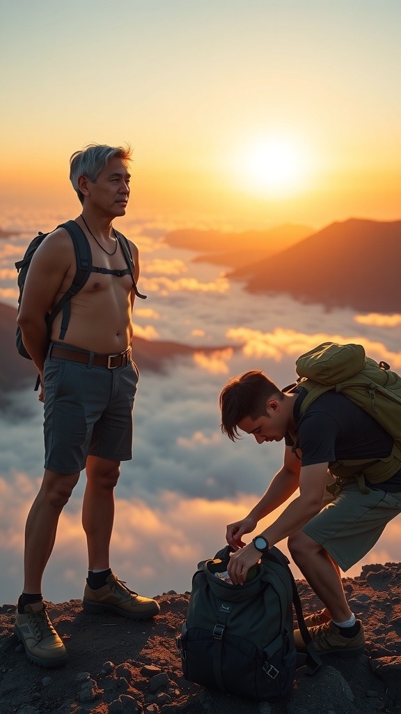 Menaklukkan Puncak Rinjani: Petualangan Tiga Pemuda