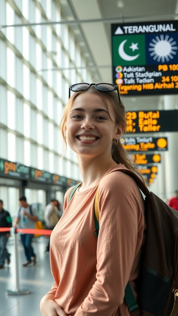 Russian Girl in Traditional Pakistani Dress