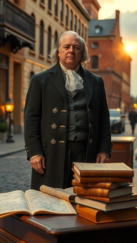 Franklin's Time-Travel Adventure: From 1787 to the Modern World!