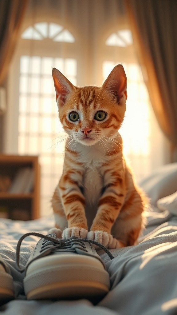 THE CAT WHO PROTECTED HIS OWNER