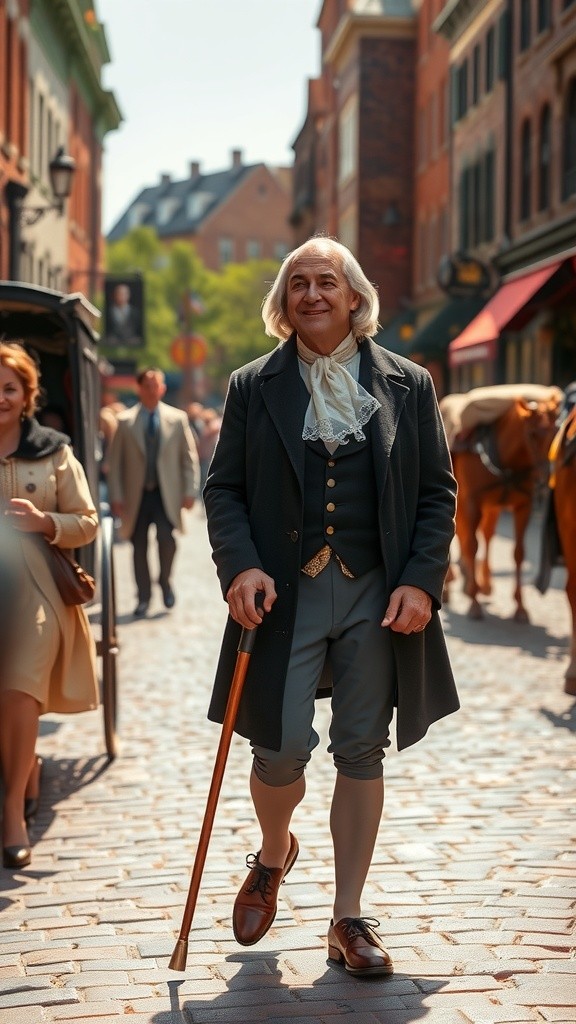 Franklin's Leap: A Journey Through Time