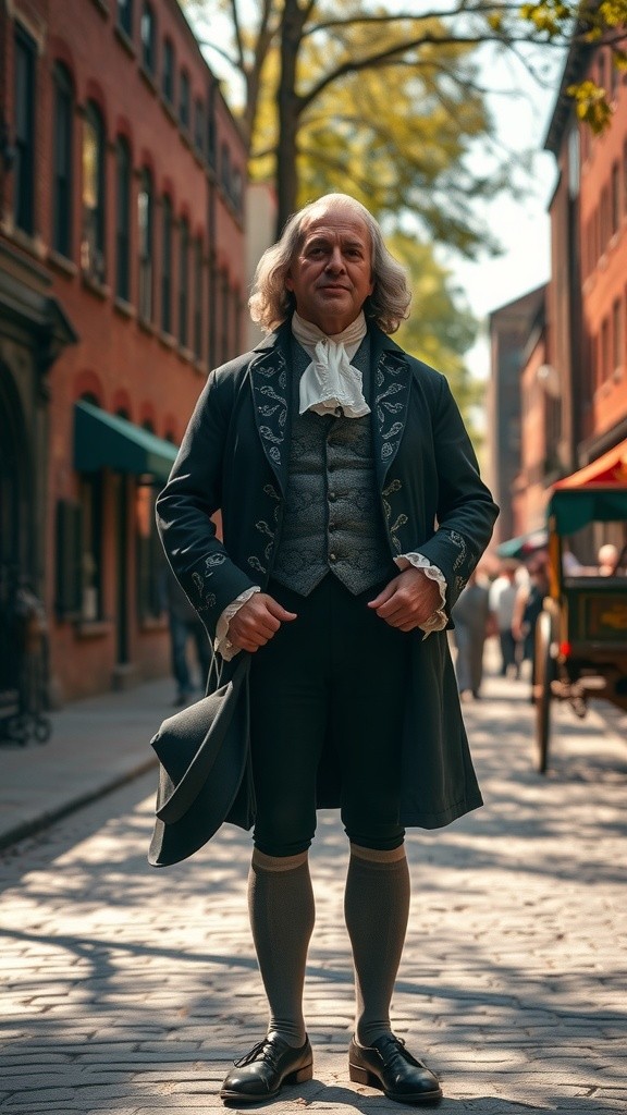 Benjamin Franklin's Astonishment: A Journey Through Time and Technology!