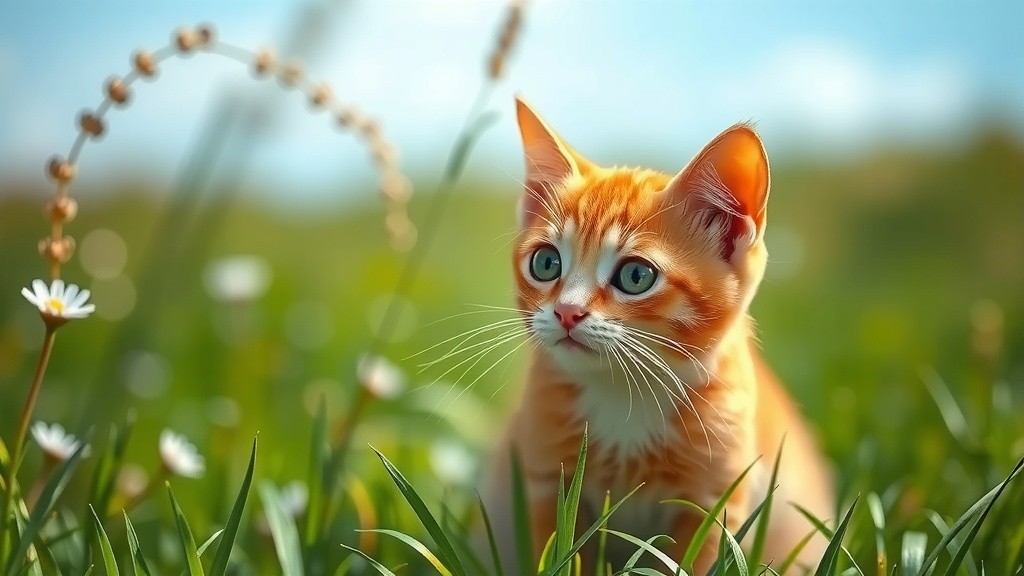 The Cat's Courage: A Tale of Fighting a Lion