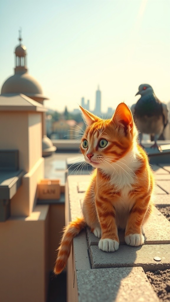 پرندے اور بلی: دوستی کی کہانی