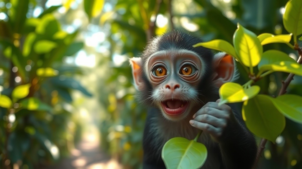 Monkey Vlogger: A Hilarious Journey Through the Forest!