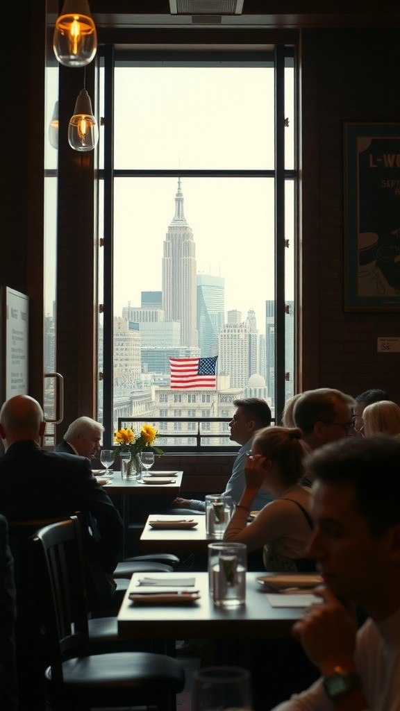 A Goat Serving Food in a Restaurant