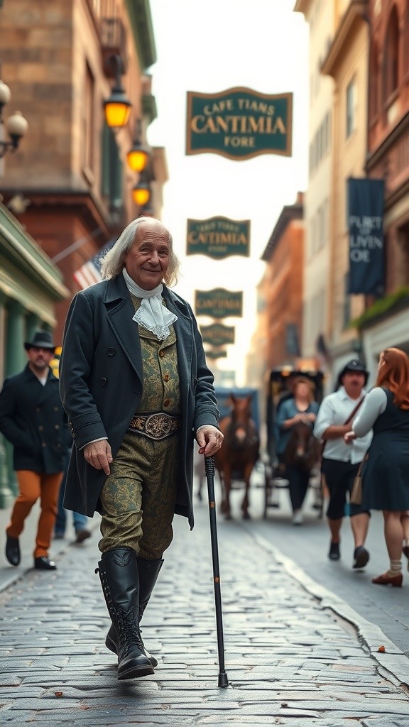 Franklin's Leap: A Journey Through Time