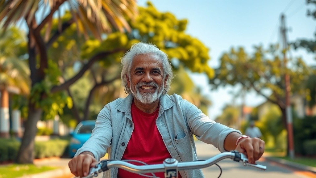 Cycling Home to Cook and Share Meat