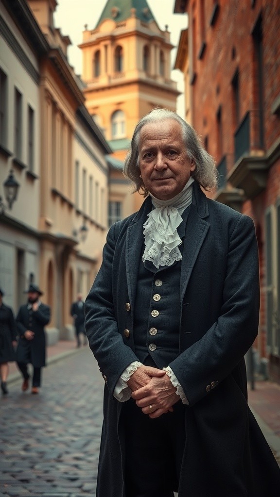 A Time-Traveling Encounter: Benjamin Franklin in the 21st Century!