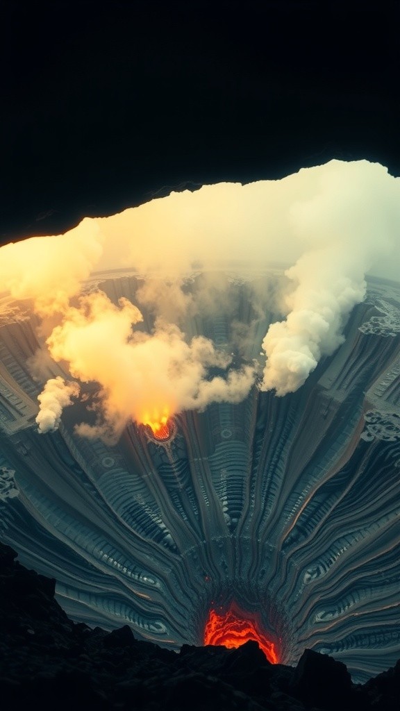 Soft Eruption: A Cinematic Volcano Experience