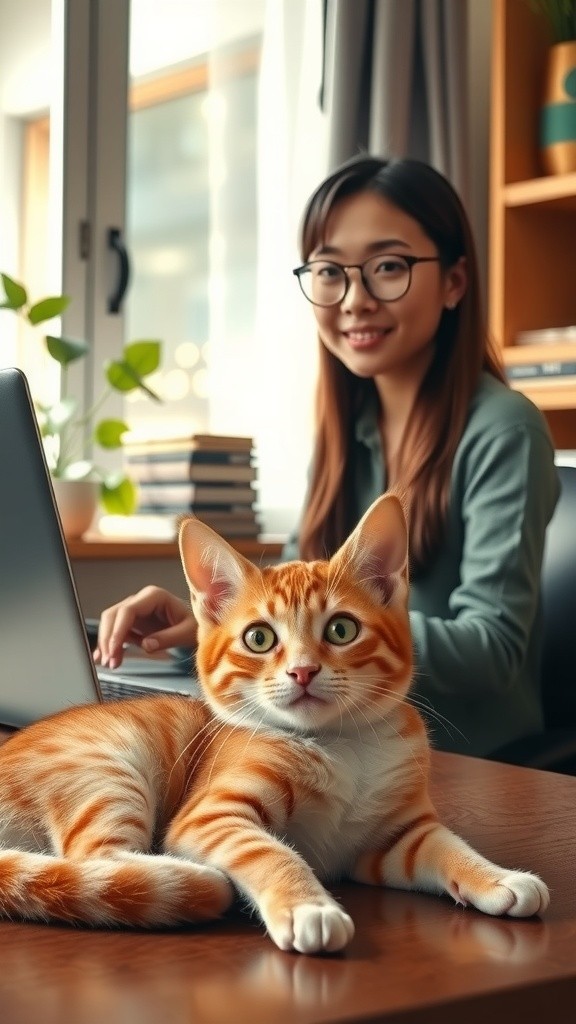 Kucing Keren Jadi Bintang Rapat Online!
