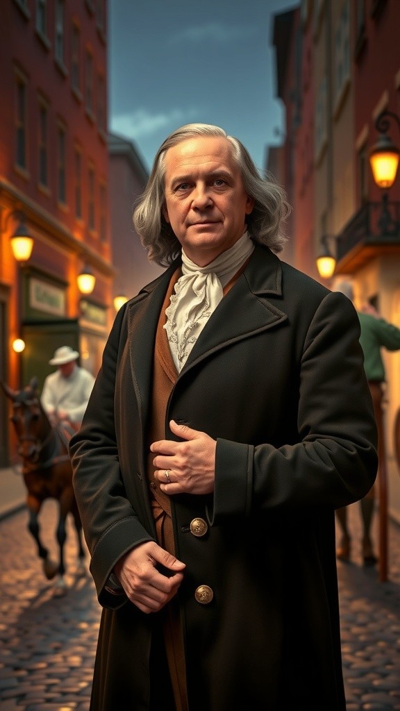 Benjamin Franklin's Astonishing Encounter with the 21st Century