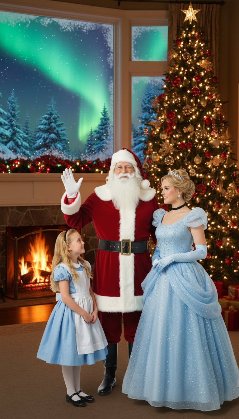 Santa's Christmas Message to Hollie and Willow