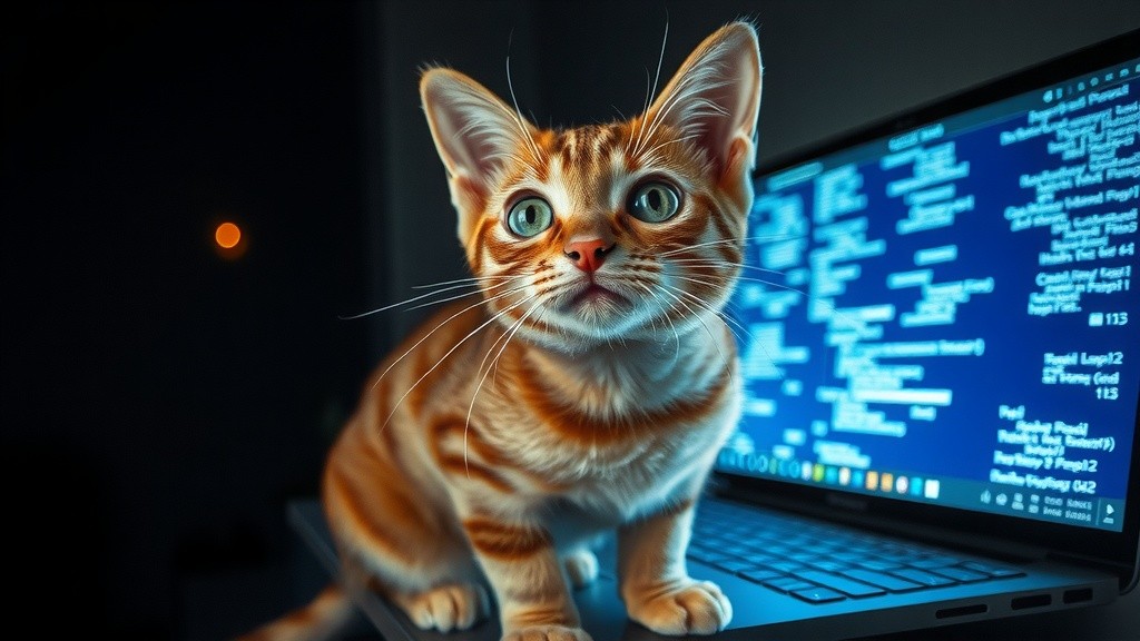 Corporate Catastrophe: Feline AI Takeover in a Glitchy World