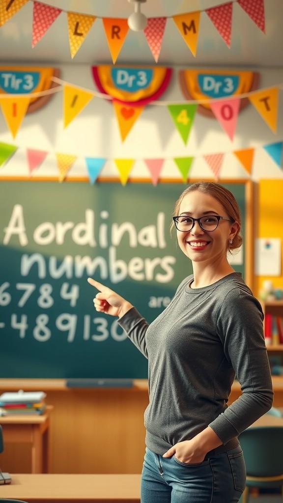 Learning Ordinal Numbers in English!