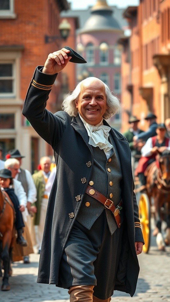 Franklin's Leap Through Time: A Journey to Modern Philadelphia