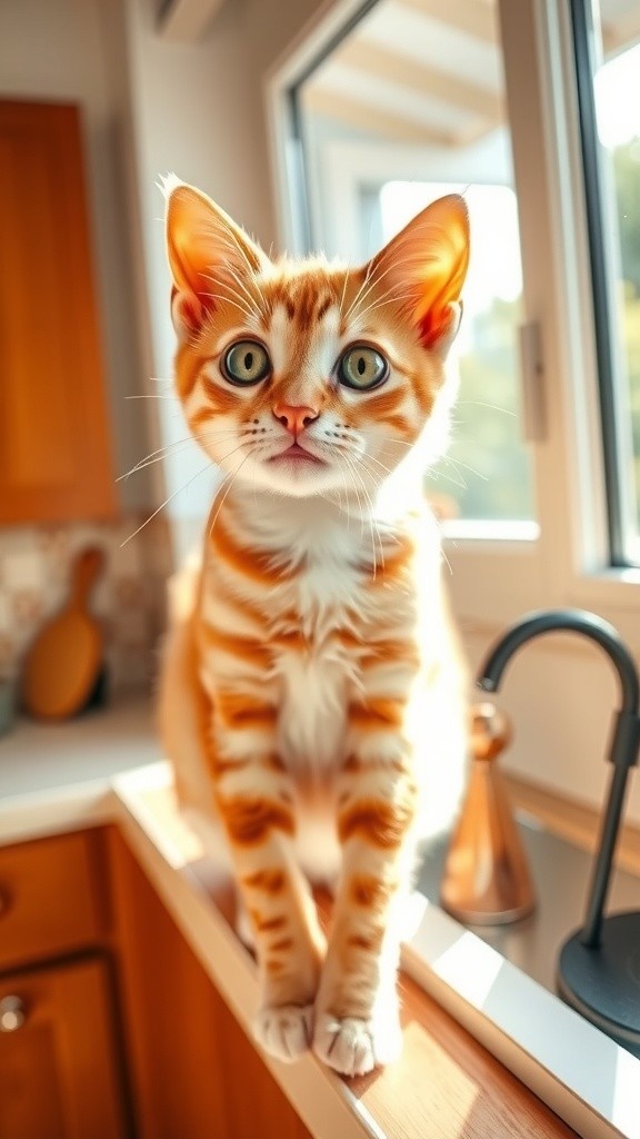 Kucing Berani atau Cuma Lapar?