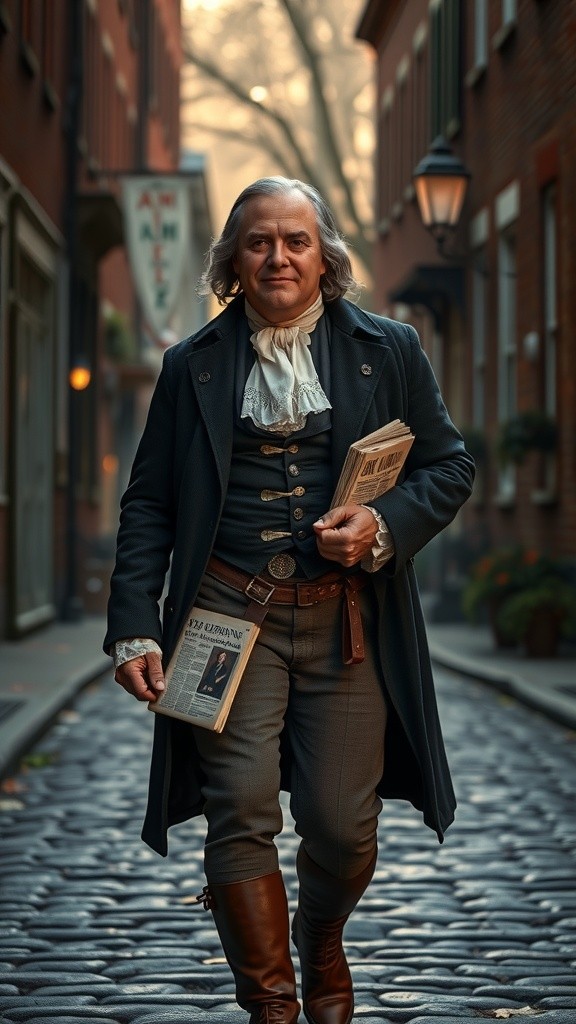 Franklin's Time-Traveling Encounter: A Glimpse of Modern Marvels