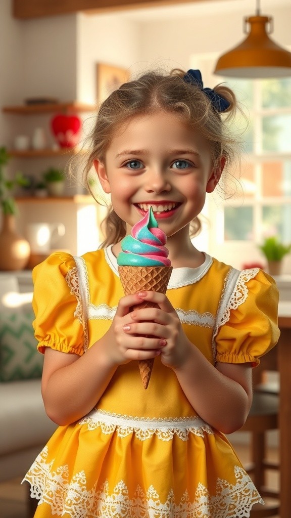 Anak Kecil dan Es Krim yang Enak!