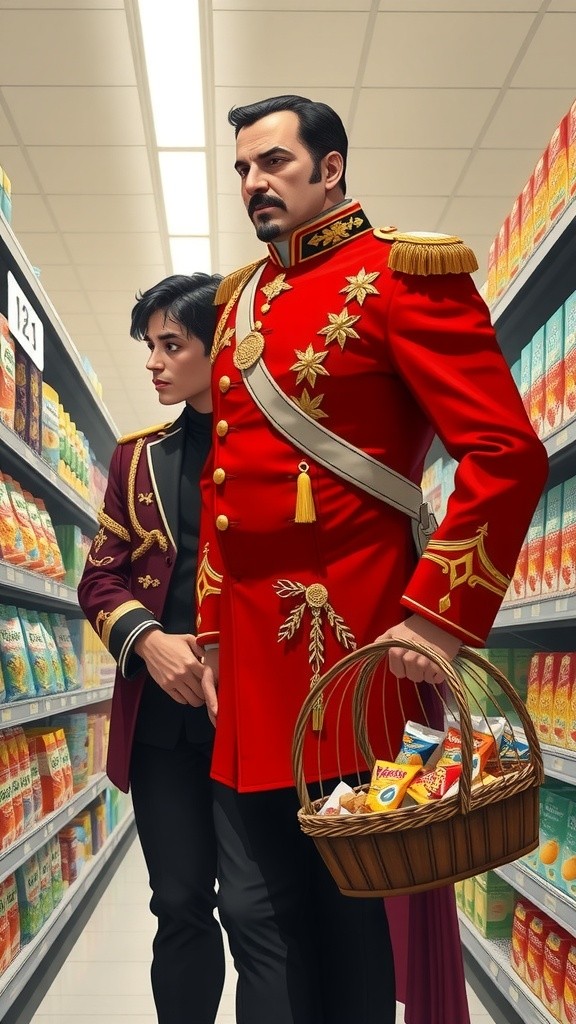 Cookie Conflict: Ronaldo vs. Messi at the Grocery Store