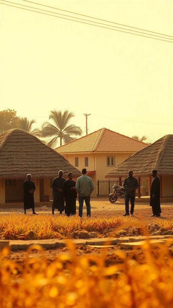 The Golden House in the Village