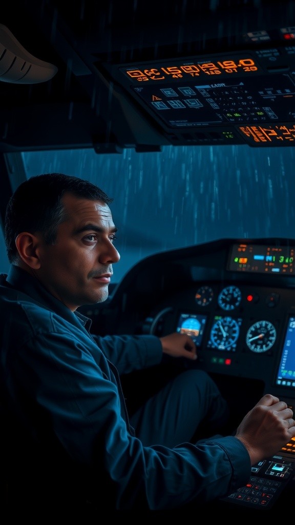 Kehidupan Kapten Alex: Misi Pendaratan Darurat di Tengah Badai