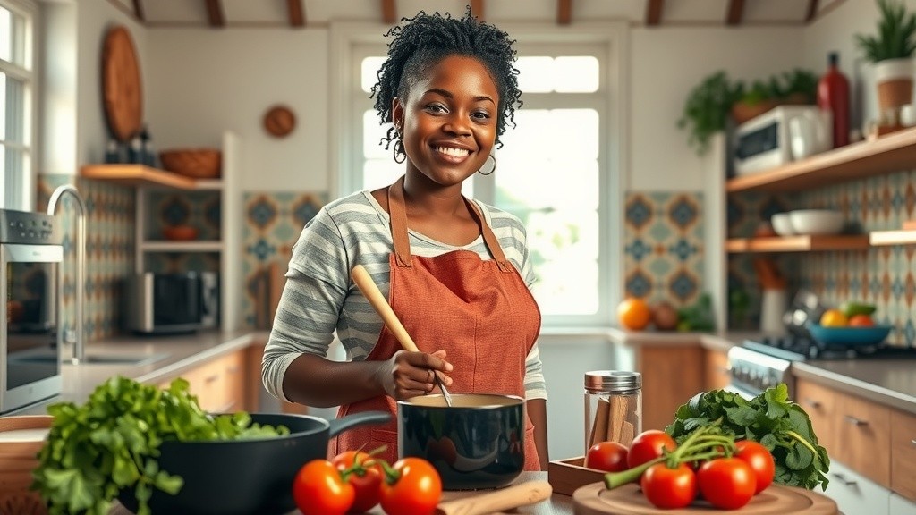 Joyful Cooking and Dancing in a Lavish African Kitchen