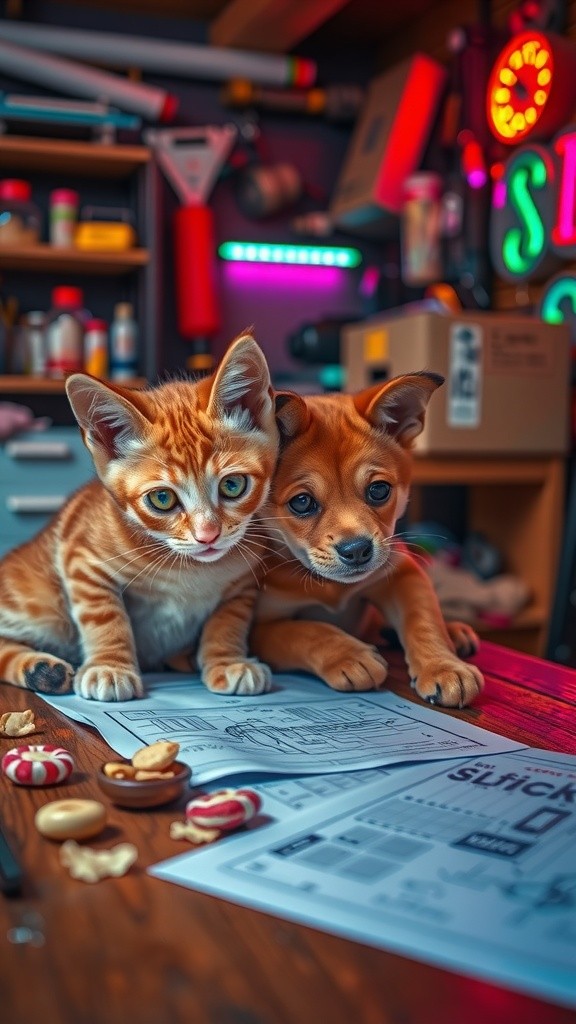 Fur Kitten & Fur Puppy: The Ultimate Watermelon Heist!