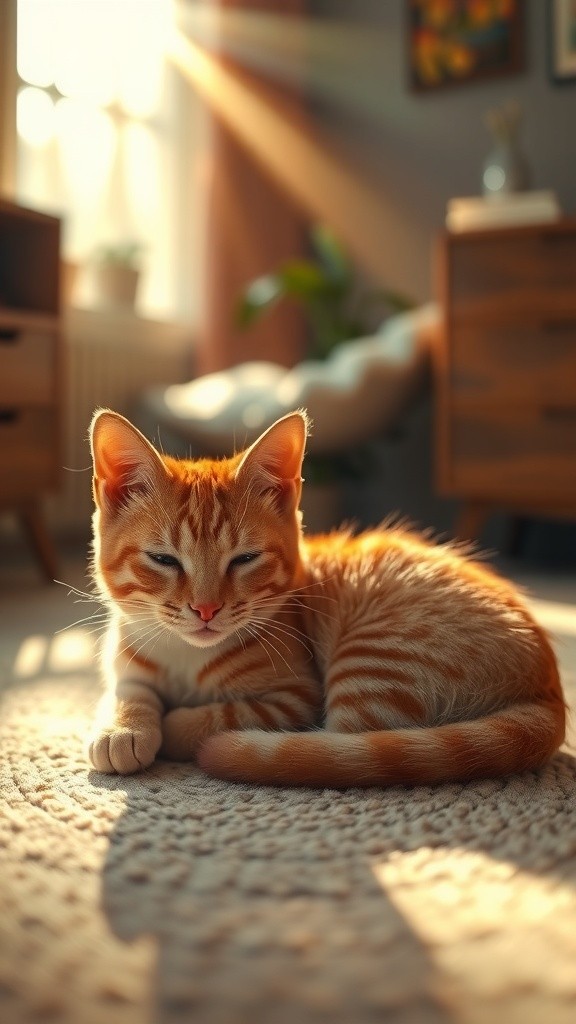 Marmalade's Lazy Morning