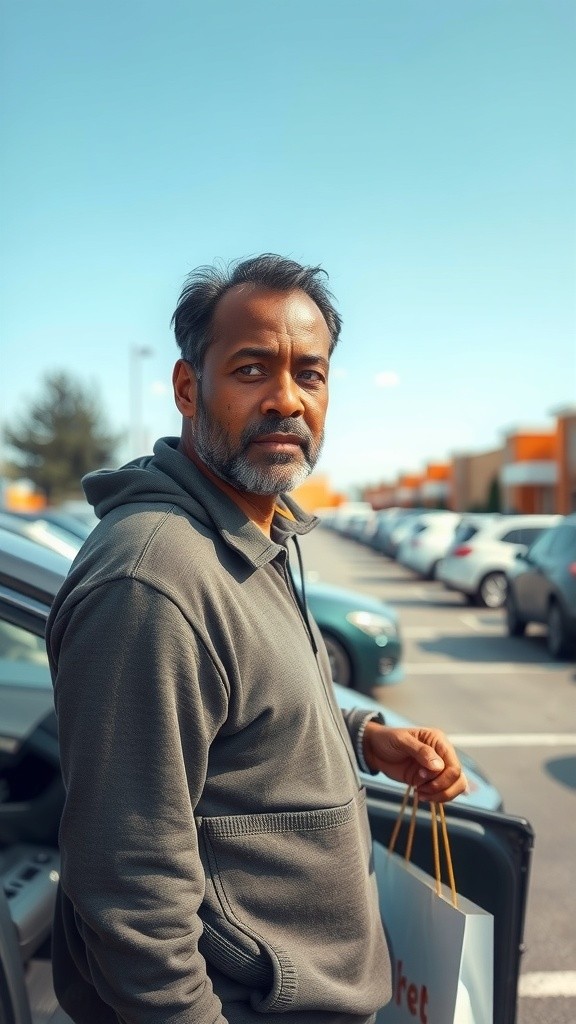 Latihan Parkir Bapak-Bapak di Mall