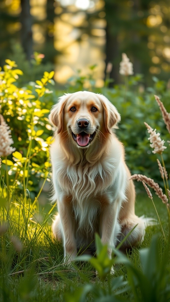 A Golden Pup and a Gentle Giant: Unlikely Friends in the Jungle