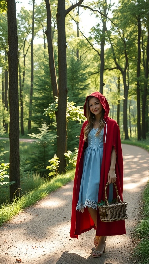 Little Red Riding Hood's Encounter with the Wolf