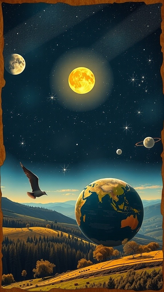 اكتشافات كوبرنيكس وكبلر في حركة الكواكب