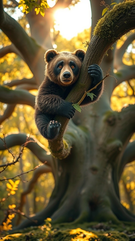 A Bear in a Tree