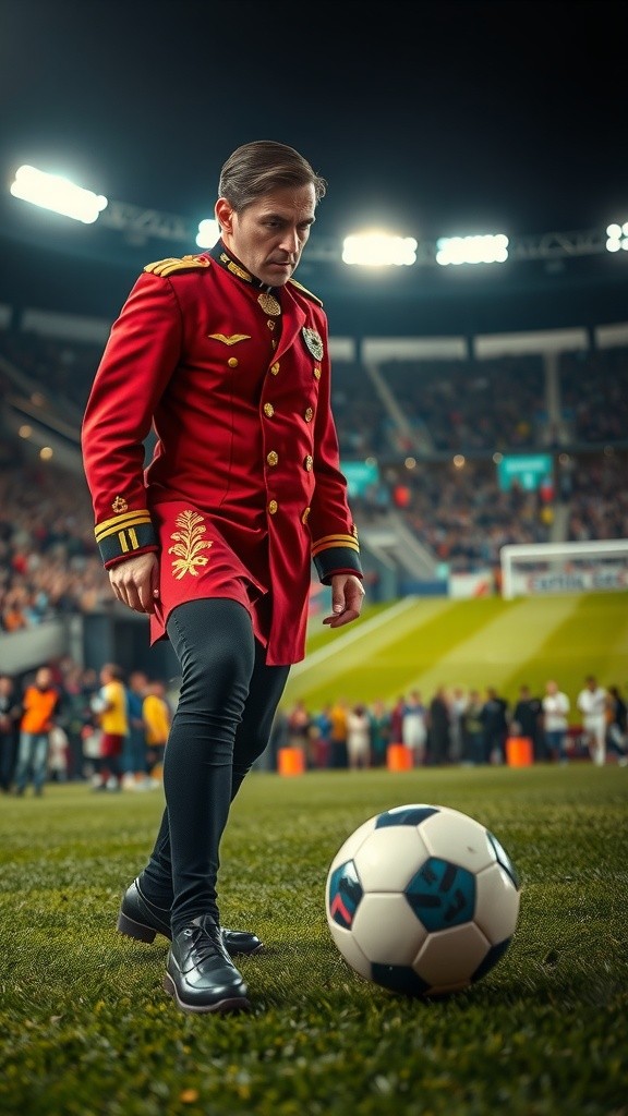 Screamer Goal and Epic Knee Slide in Manchester United Shirt