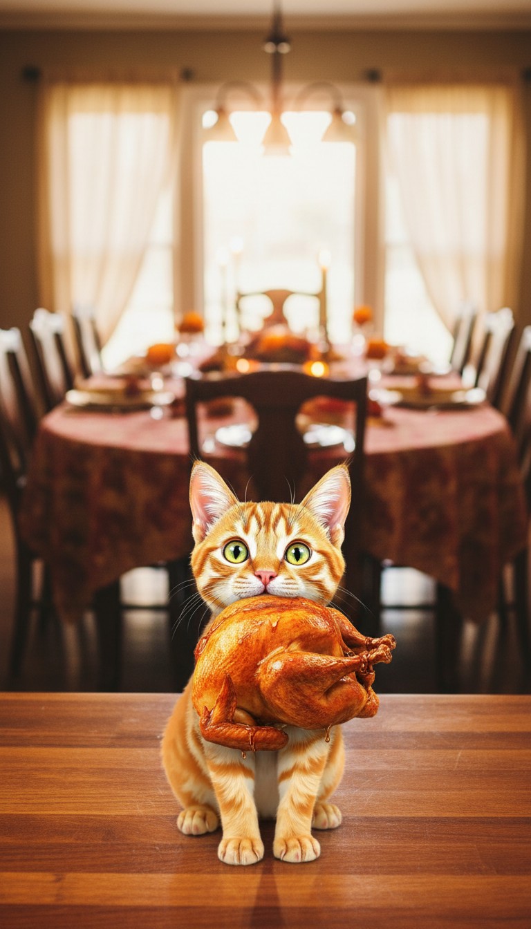 Thanksgiving Chaos: A Furry Feast