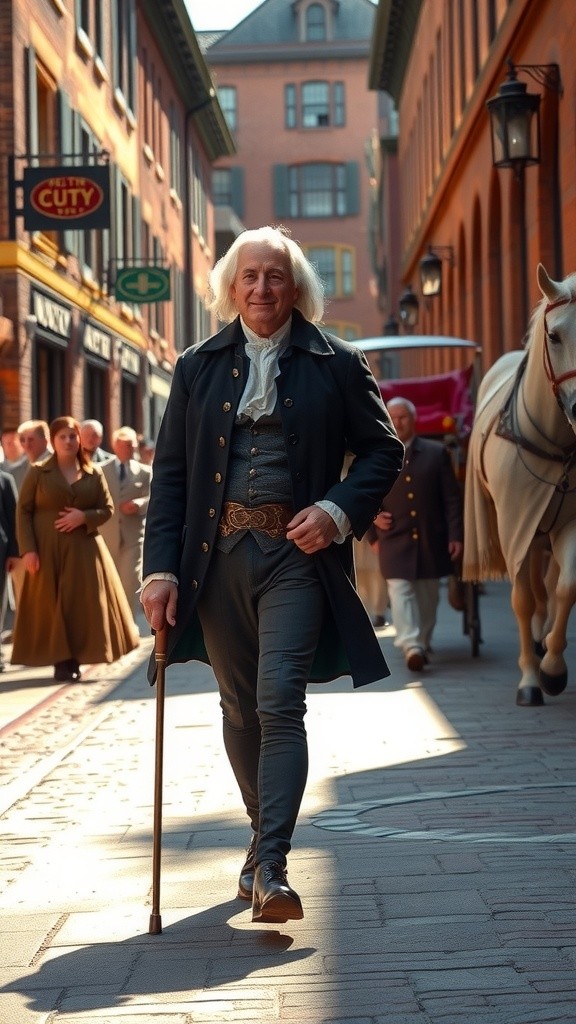 Franklin's Journey Through Time: From 1787 to the 21st Century