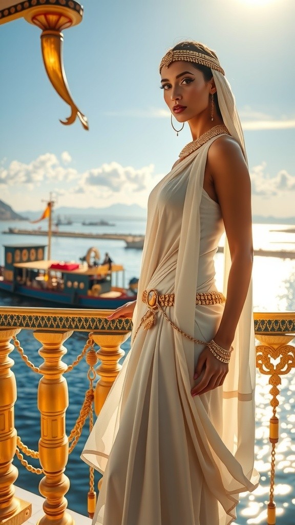 Majestic Cleopatra at Sunset